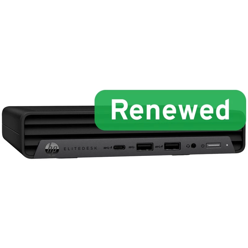HP EliteDesk 800 G6 (refurbished) – Intel Core i5-10500T, 16 GB RAM, 256 GB SSD, Intel UHD Graphics 630, Wi‑Fi, Windows 11 Pro