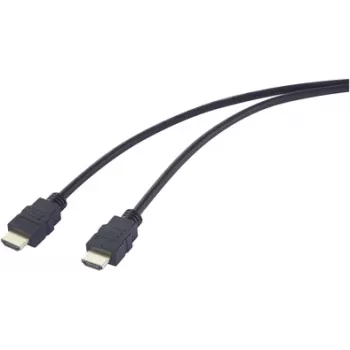 SpeaKa Professional HDMI jungiamasis laidas HDMI-A Kištukas Kištukas 5,00 m Juodas SP-12816088 4K UHD