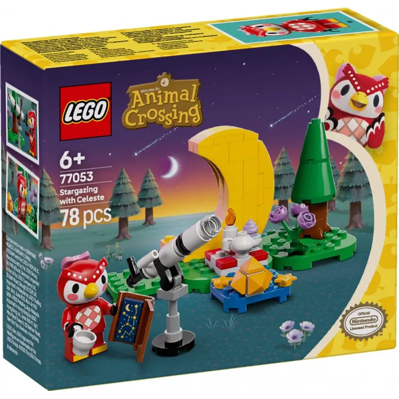 Statybinis žaislas LEGO Animal Crossing Žvaigždžių stebėjimas su Eufemija 77053