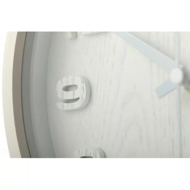NeXtime 5192wi Wood Wood Small sieninis laikrodis 22x20 cm, baltas