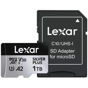 „Lexar Professional SILVER PLUS“ microSDXC UHS-I atminties kortelė 1TB