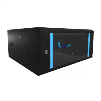 Sieninis tinklo spintos korpusas Extralink 4U 600x600 Juodas