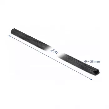 Termosusitraukianti žarna DeLOCK 20795 2 m x 25 mm juoda