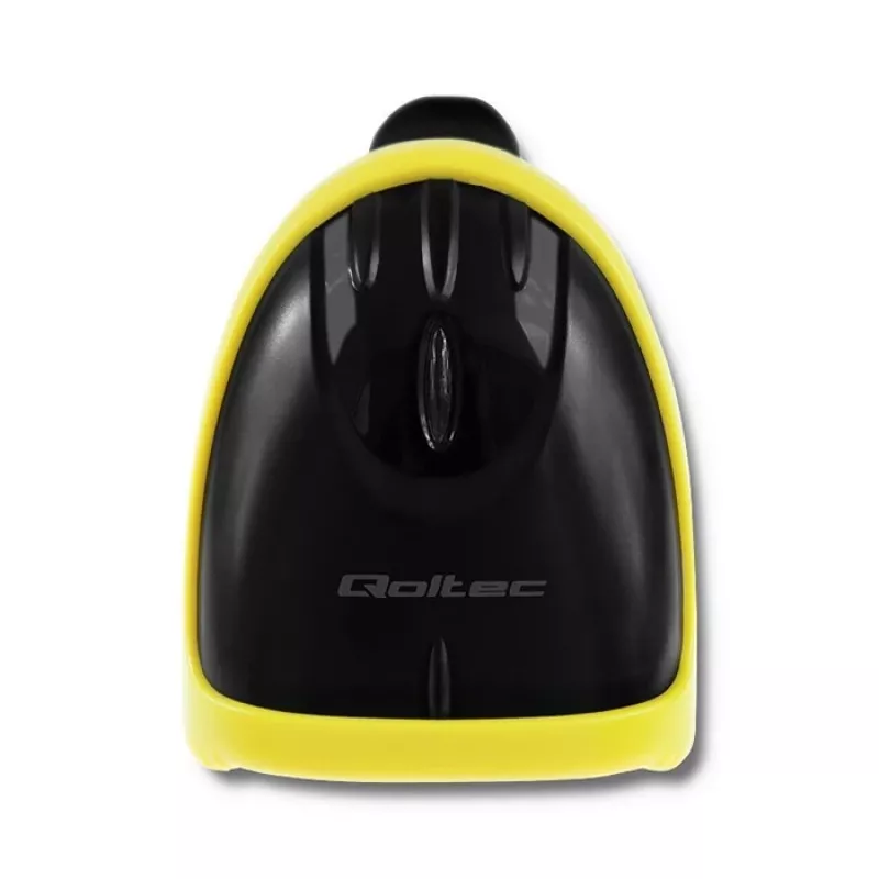 Qoltec 50862 Belaidis lazerinis brūkšninių kodų skaitytuvas 1D | 2.4 GHz