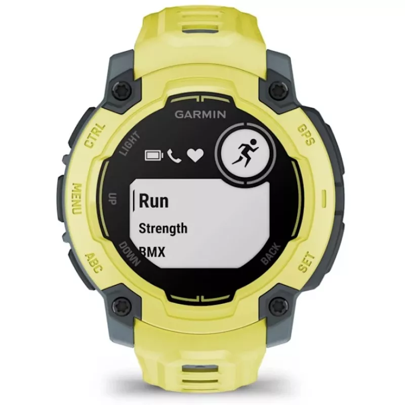 Garmin Instinct E 2.29 cm (0.9 inch) MIP 45 mm Skaitmeninis 176 x 176 pikselių Žalsvai geltonas GPS (palydovas)