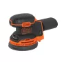 Black & Decker BDCROS18N-XJ nešiojamasis orbitinis šlifuoklis 12000 RPM juoda, oranžinė