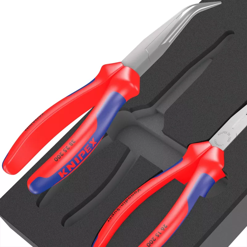 Įrankių dėklas su replėmis Wera 05150181001, mėlyna/raudona, 172x392x38 mm
