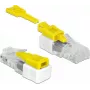 Delock 85334 RJ45 prievadų blokavimo rinkinys, 5 vnt., baltas/geltonas