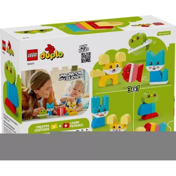 LEGO DUPLO 10477 3 in 1 Kūrybingi mieli augintiniai