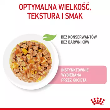 Royal Canin Kitten Jelly 85 g šlapias ėdalas kačiukams su vištiena, 12 vnt.