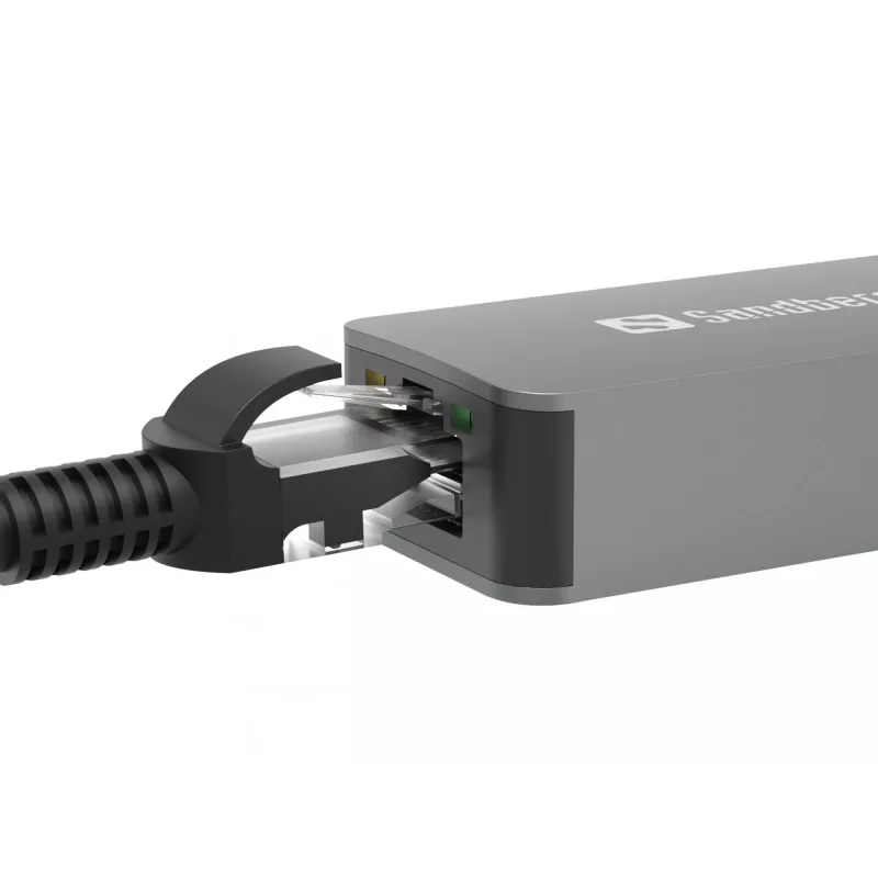 USB-C/A adapteris SANDBERG 136-68 su 2,5 GbE RJ45 eterneto prievadu