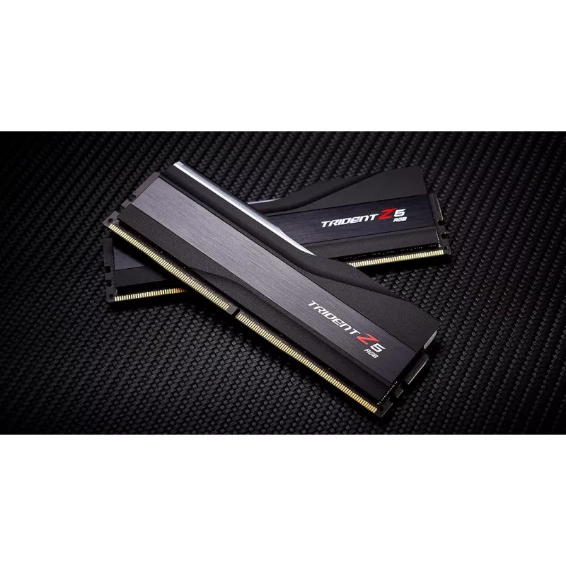 DIMM 64 GB DDR5-5600 (2x 32 GB) Dual-Kit, Arbeitsspeicher schwarz, F5-5600J3636D32GX2-TZ5RK, Trident Z5 RGB, INTEL XMP