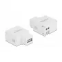 DeLOCK 87791 Keystone modulis USB A tipo įkrovimo prievadas 2.1 A baltas