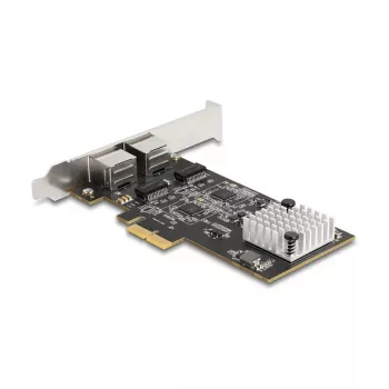 DeLOCK 81261 PCI Express x2 tinklo plokštė, 2 x RJ45 5 Gigabit LAN