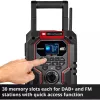 Nešiojamas radijas EINHELL TE-CR 18 Li DAB+ FM Bluetooth USB, maitinamas akumuliatoriumi (suderinamas su TE-CR 18 Li)