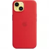Apple iPhone 14 Silikoninis dėklas su MagSafe, (PRODUCT)RED