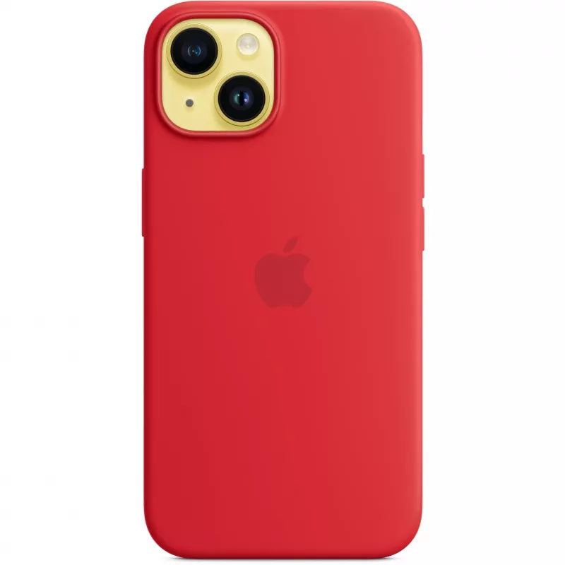 Apple iPhone 14 Silikoninis dėklas su MagSafe, (PRODUCT)RED
