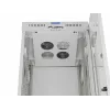 19 colių 42U LANBERG stovimas serverio stovas 600×600 mm pilkas su stiklinėmis durelėmis ir LCD (Flat Pack)