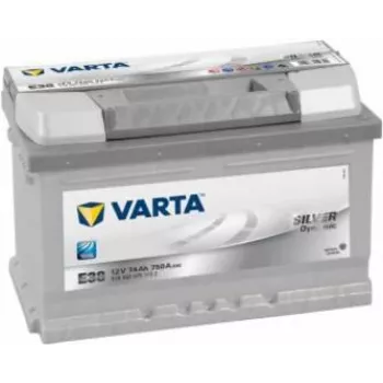 Automobilio akumuliatorius Varta Silver Dynamic E38 12V 74Ah – starterinis akumuliatorius lengviesiems automobiliams