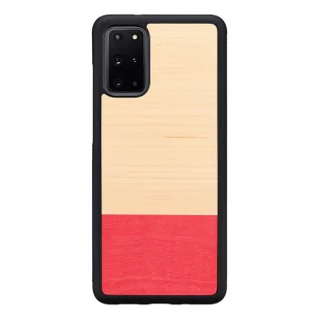 Dėklas Samsung Galaxy S20+ man and wood miss match black, medinis su polikarbonatu