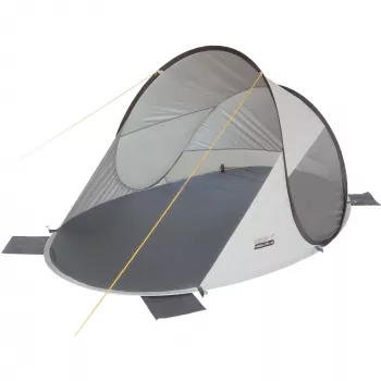 Palapinė kupolas/iglū High Peak Calobra 80 — Pilka, 2000×1200×900 mm, poliesterio grindys, stiklo pluošto lankai
