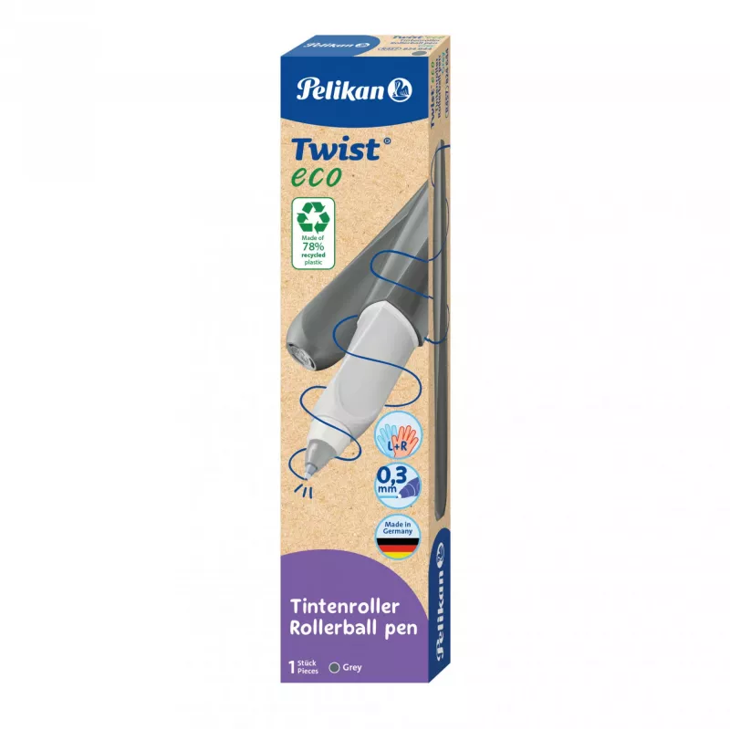 Šratukas Pelikan Twist eco mėlynai pilkas sklandus rašymas
