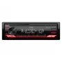 Automagnetola JVC KDX-282BT vieno DIN su Bluetooth 4.2, USB, CD, AUX, 8 juostų ekvalaizeriu, 50 W/kan.