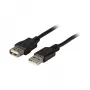 EFB-Elektronik USB2.0 ilginimo laidas A-A, kištukas-lizdas, 1,8 m, pilka