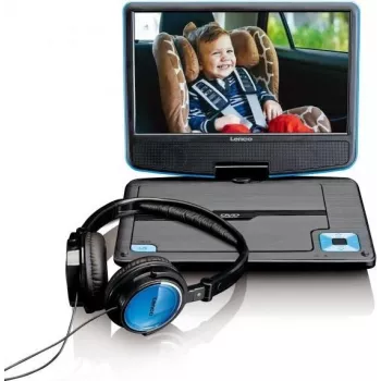 Nešiojamas DVD grotuvas Lenco DVP-910, 22,9 cm (9 inch), mėlynas