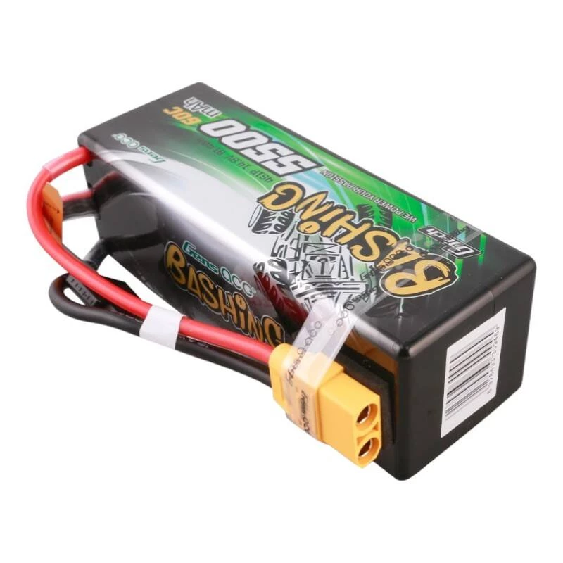 Gens ace G-Tech 5500mAh 4S1P 14.8V 60C HardCase RC automobilio Lipo akumuliatorius