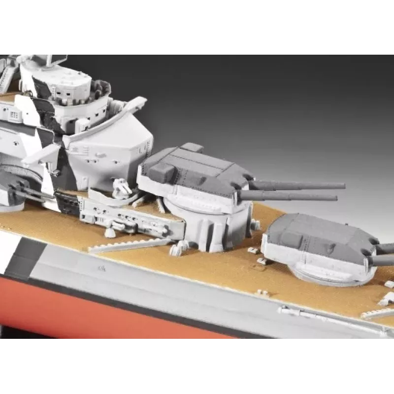 Laivo modelis Revell Bismarck surinkimo rinkinys 1:700