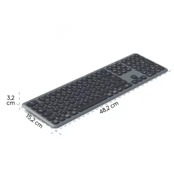 Hama WK-550 kelių įrenginių klaviatūra WK-550 juoda