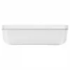 Pietų dėžutė ZWILLING FRESH & SAVE 1 L, plastikinė su silikoniniu sandarikliu, pilka/balta