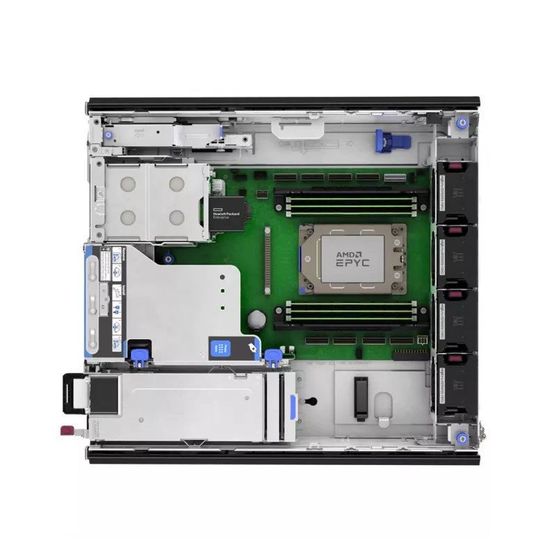Serveris HPE ProLiant DL145 Gen11 8124P 2.45GHz 16c 1P 2x32GB-R 2SFF NS204i-u 2x1000W PS EMEA