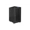 Laisvai pastatomas stovas Lanberg FF01-8022-23BL 22U 1200kg Juodas