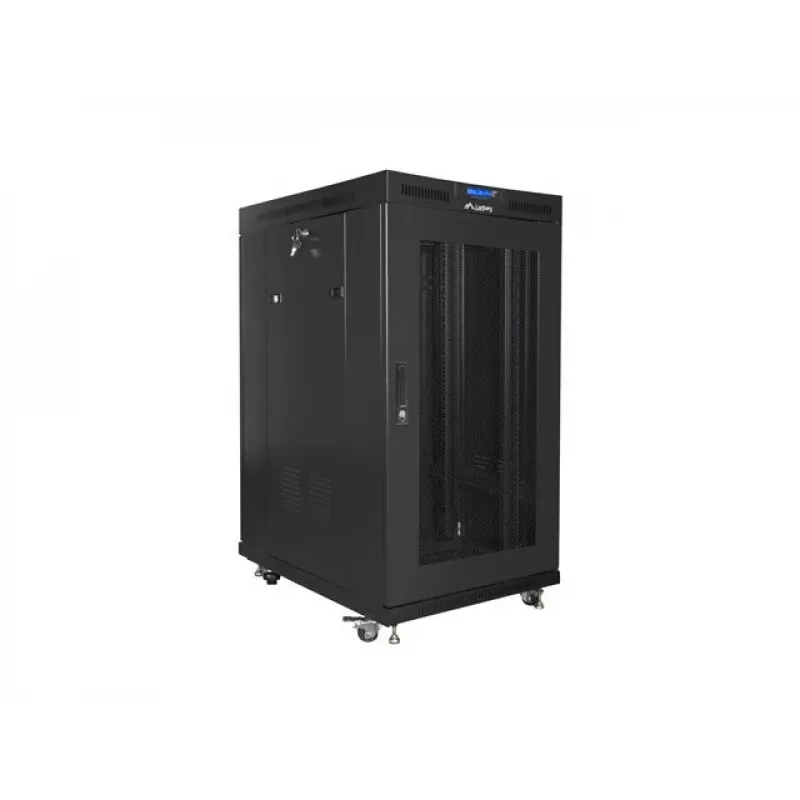 Laisvai pastatomas stovas Lanberg FF01-8022-23BL 22U 1200kg Juodas