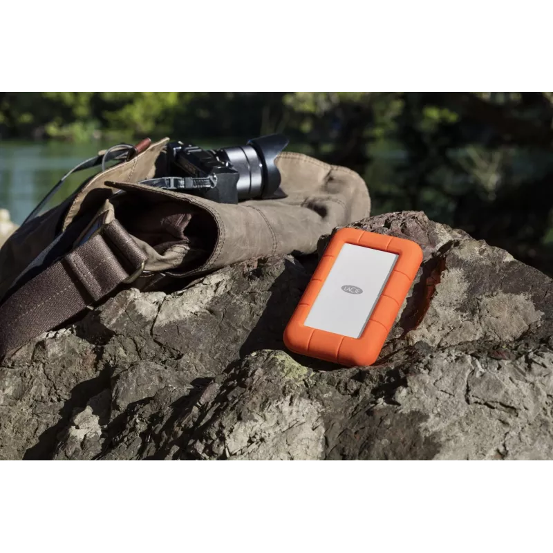 LaCie Rugged USB-C išorinis kietasis diskas 5 TB USB Type-C 3.2 Gen 1 (3.1 Gen 1) pilkai geltonas