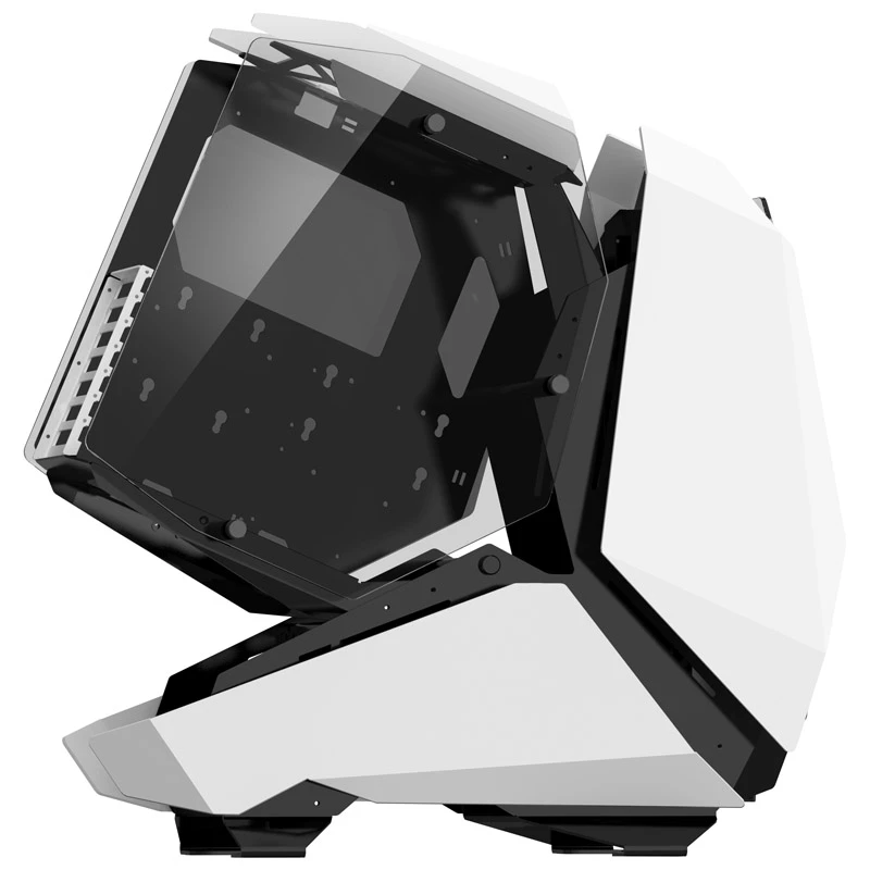 PC Big-Tower korpusas Jonsbo MOD5 grūdintas stiklas baltas