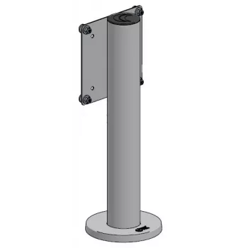 Fiksuoto aukščio monitoriaus laikiklis ergonomic solutions SAFEGUARD04 – VESA 75/100, stalo kronšteinas