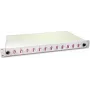 Lightwin LWL Splice Box, 24 Skaidulų, 12x DLC Daugiamodė, 50/125µm OM4 Pigtail Splice Box (SPBOX 24G50 OM4 DLC)
