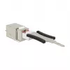 Keystone modulis DELOCK 86404 RJ-45 sidabrinis, 38,5×22,3×17,3 mm