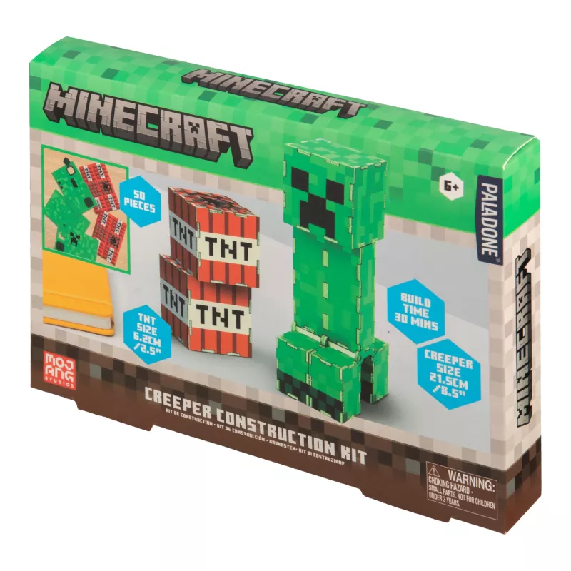 Konstrukcinis rinkinys Paladone Minecraft Creeper – pastatoma Creeper figūrėlė