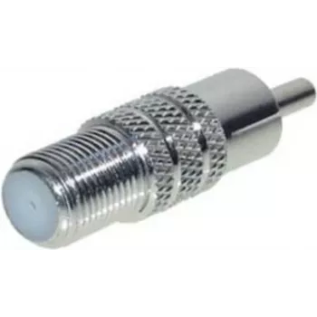 Adapteris F‑lizdas į RCA‑kištuką ShiverPeaks 85326 — koaksialinis F jungtis į RCA garso/vaizdo adapteris