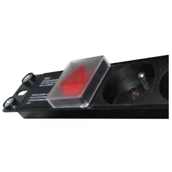 Alantec PZ081U3M ilgintuvas 3 m 8 AC lizdai(-ų) Vidaus Juoda