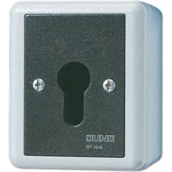 JUNG 833.18 G - Raktinis jungiklis - 1P - Laidinis - Juoda - Balta - Termoplastikas - IP44
