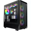 Kompiuterio korpusas Montech X5 Midi Tower Black ATX 3x140mm ventiliatoriai