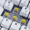 Sharkoon SKILLER SGK50 S3 PBT klaviatūra Gaming USB QWERTZ Vokiška Balta