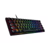 Razer Huntsman Mini 60% žaidimų klaviatūra, optomechaniniai Purple jungikliai, RGB LED apšvietimas, NORD išdėstymas, laidinė
