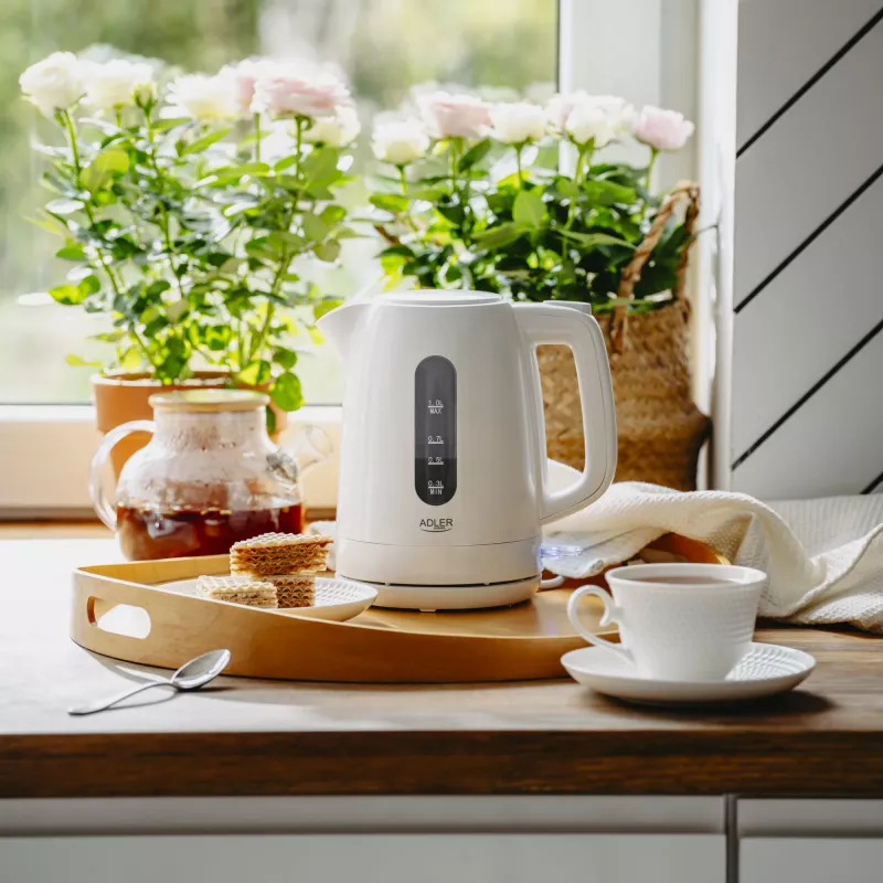 Adler AD 1380w Baltas virdulys