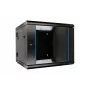 Extralink Rackmontuojama spinta 9U 600x600 AZH Juoda, sieninė, varstoma
